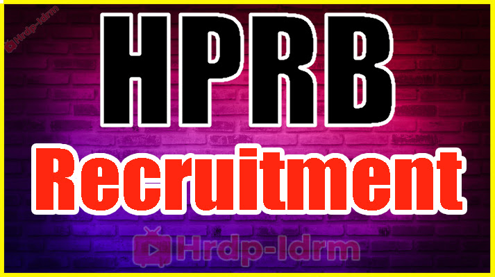HPRB Recruitment