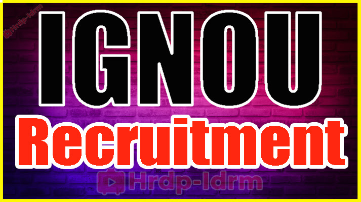 IGNOU Recruitment 