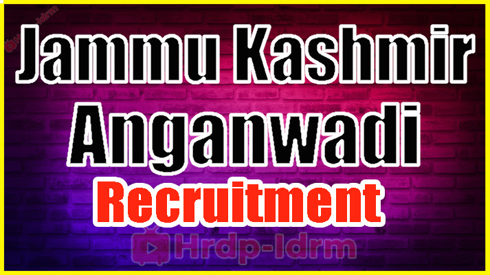 Jammu Kashmir Anganwadi Recruitment 