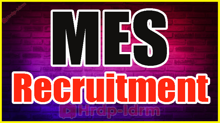 MES Recruitment