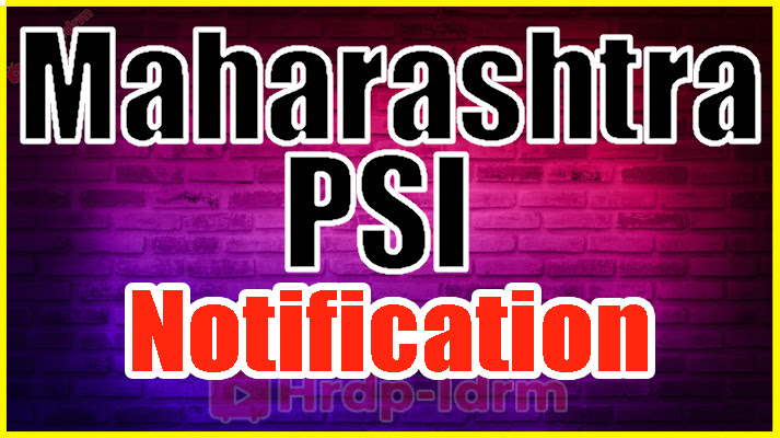 Maharashtra PSI Notification
