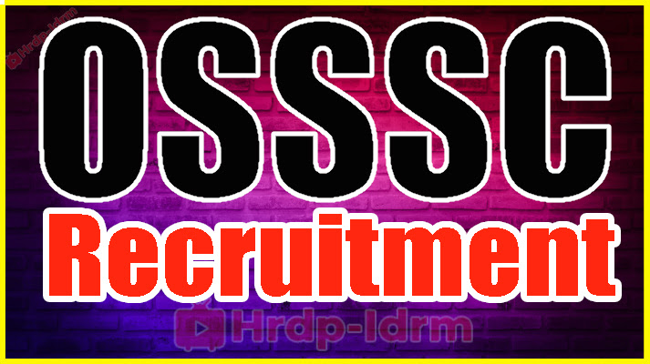 OSSSC Recruitment