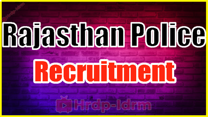 Rajasthan Police Recruitment 