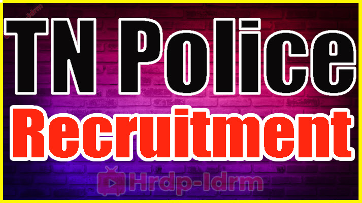 Tamil Nadu Police Recruitment