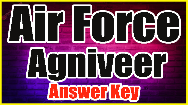 Air Force Agniveer Answer Key