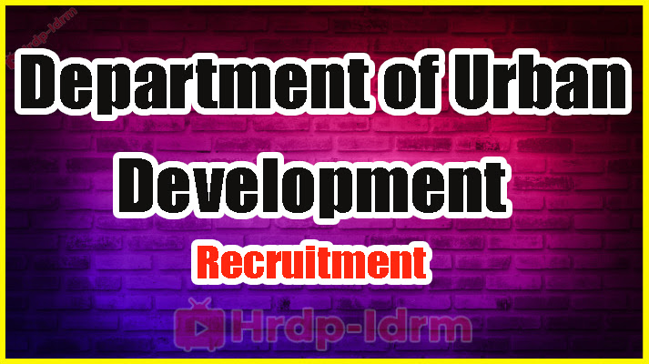 Department of Urban Development Recruitment