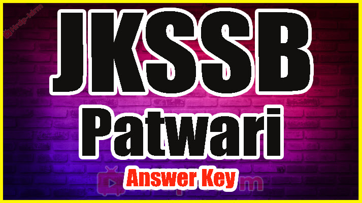 JKSSB Patwari Answer Key