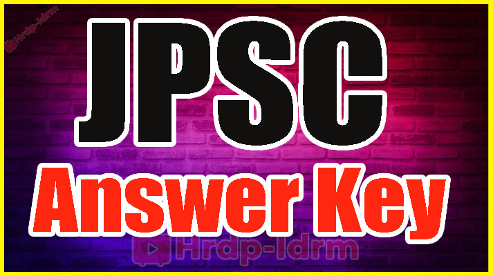 JPSC Answer Key
