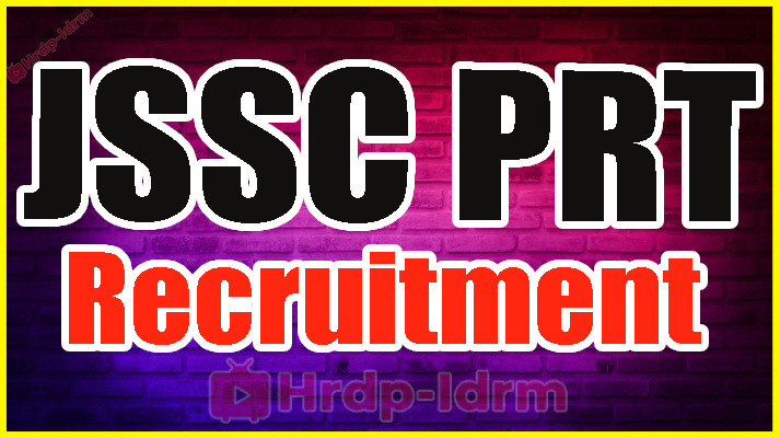 JSSC PRT Recruitment