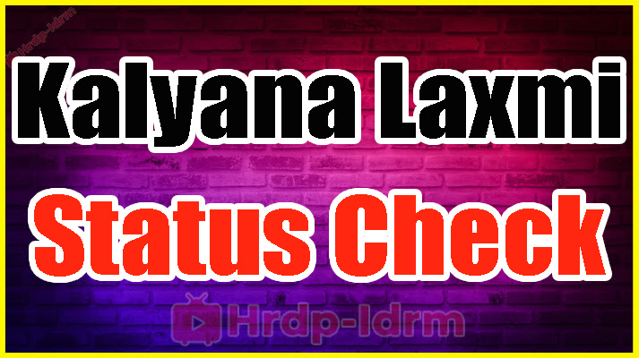 Kalyana Laxmi Status