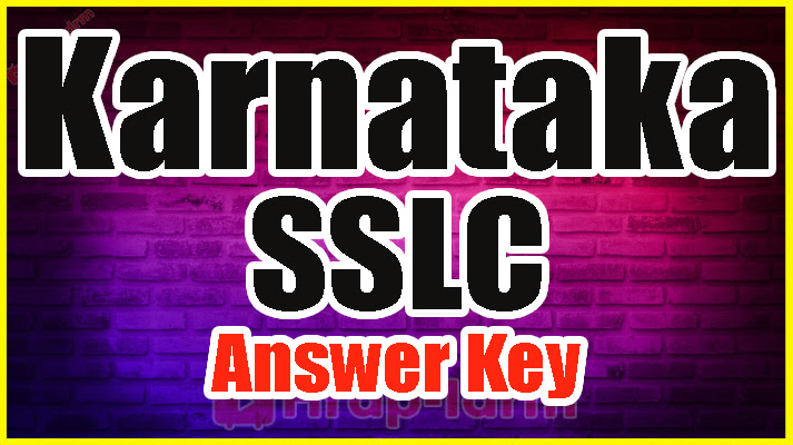 Karnataka SSLC Answer Key