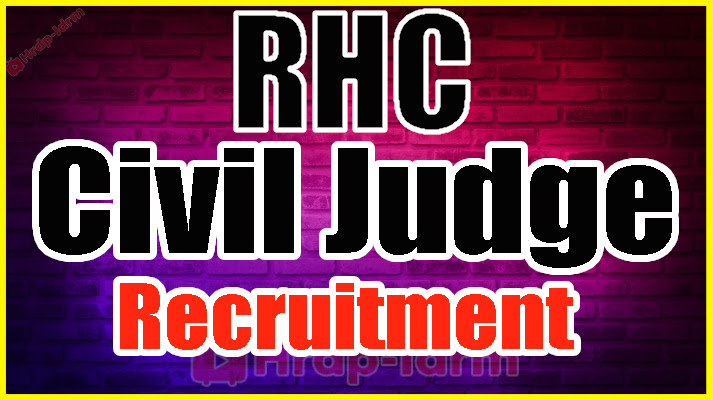 Rajasthan High Court Civil Judge Recruitment